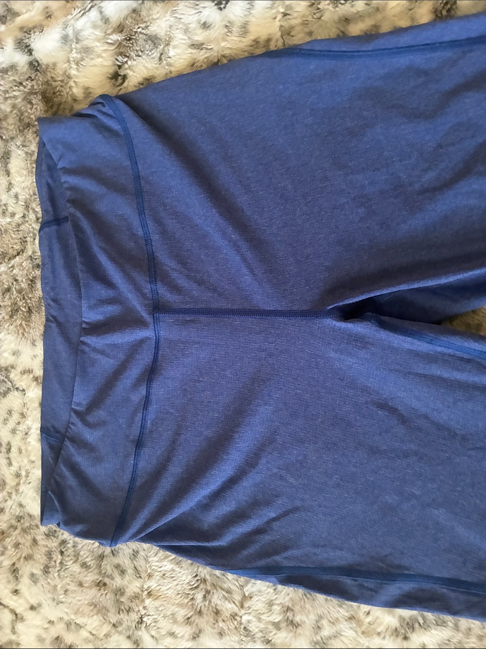 Under Armour Royal Blue Cropped Performance Leggings - Picture 4 of 10